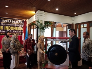 Sisi Unik MUNAS PJI. "Petahana" tidak mencalonkan diri, didaulat aklamasi jadi Ketua Umum PJI.